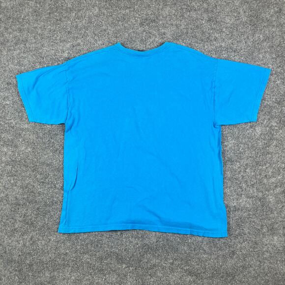 GWP Sport Graphic TShirt Mens XL Blue Eagle Guitar Rock Music Festival Tee Y2K - Picture 6 of 7